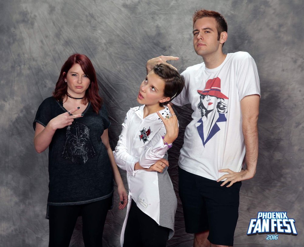  From left to right: straight up gangster, valley-girl gangster, and sassy gangster. 